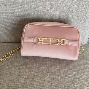 Tom Ford Powder Pink Shearling Clutch